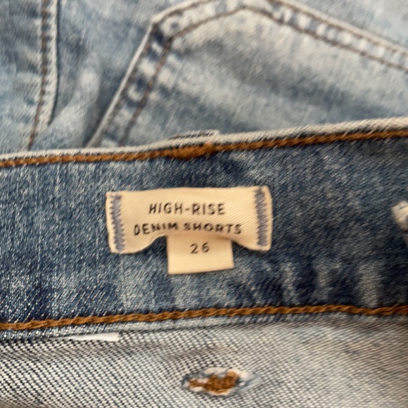 Madewell high rise denim shorts - Picture 3 of 4